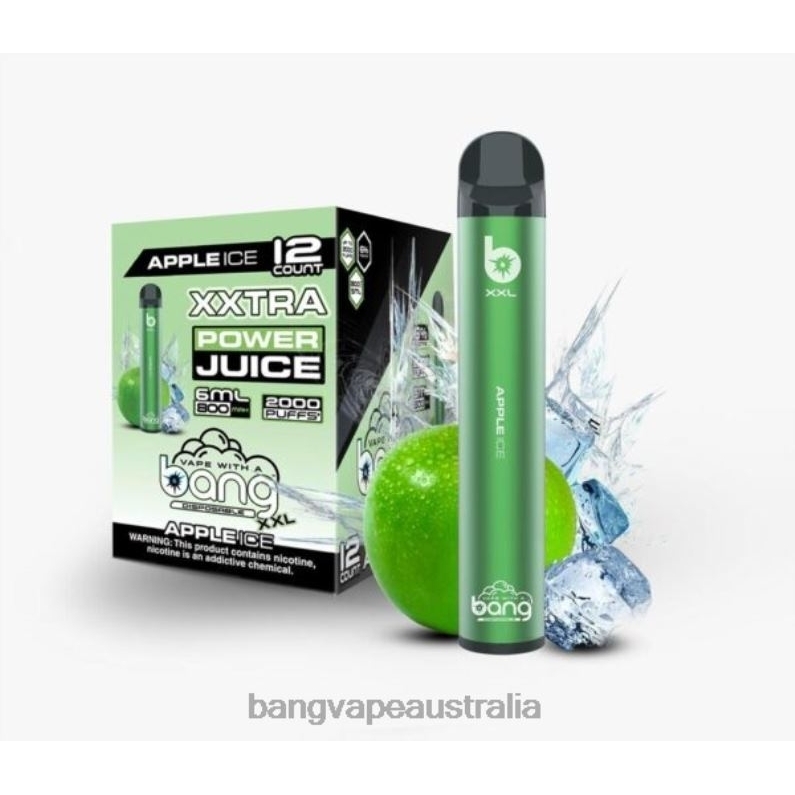 Bang Vape XXL 2000 puffs 6006N12 Apple Ice - Bang Vape Australia