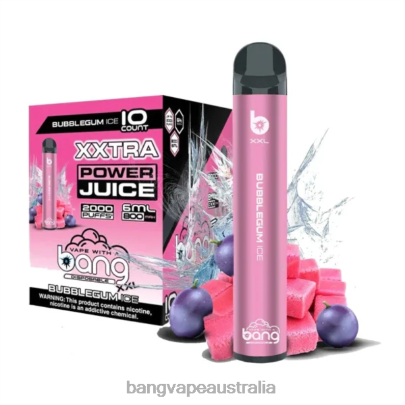 Bang Vape XXL 2000 puffs 6006N15 Bubblegum Ice - Vape Gang Melbourne