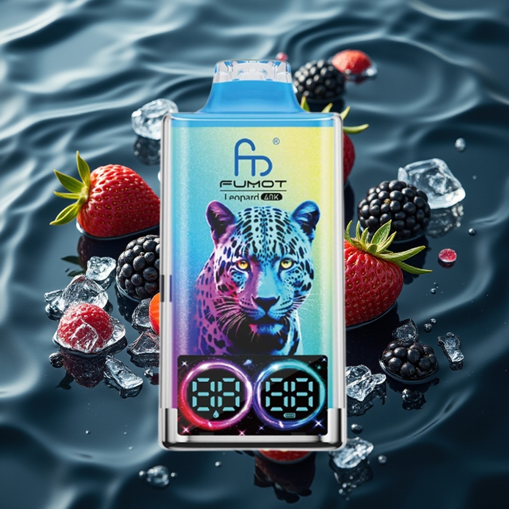 Fumot Leopard 40K Puffs Disposable Vape Black Dragon Ice 700mAh Dual Mesh Type-C