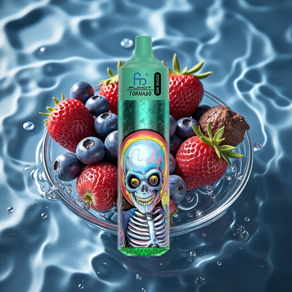 Fumot RandM Tornado 30000 Puffs Disposable Vape 30mL 5% Nicotine Blueberry Ice