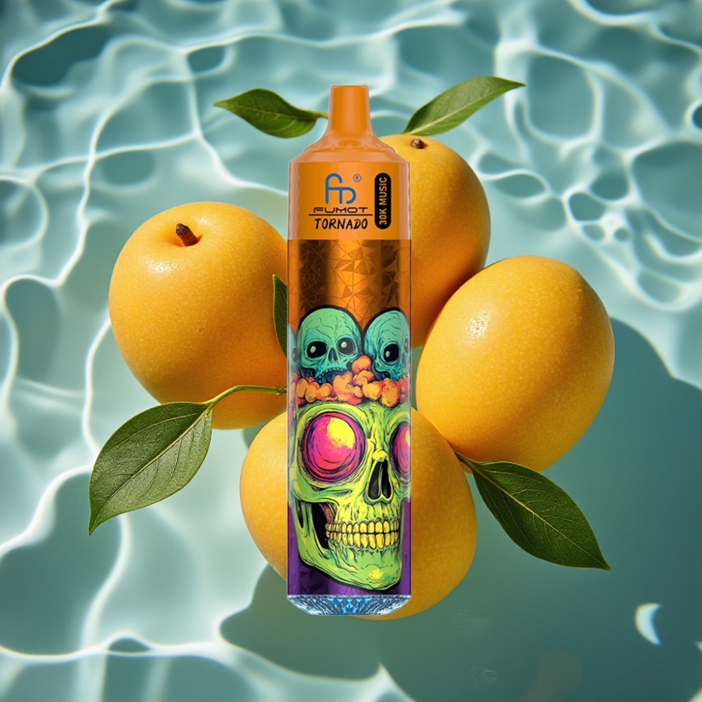 Fumot RandM Tornado 30000 Puffs Disposable Vape 30mL 5% Triple Mango LED 600mAh