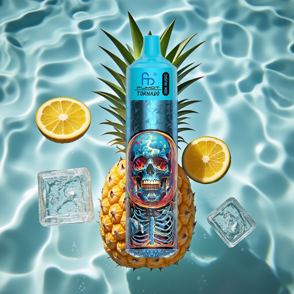 Fumot RandM Tornado 30000 Puffs Pineapple Ice Disposable Vape 30mL 5% Nicotine 600mAh