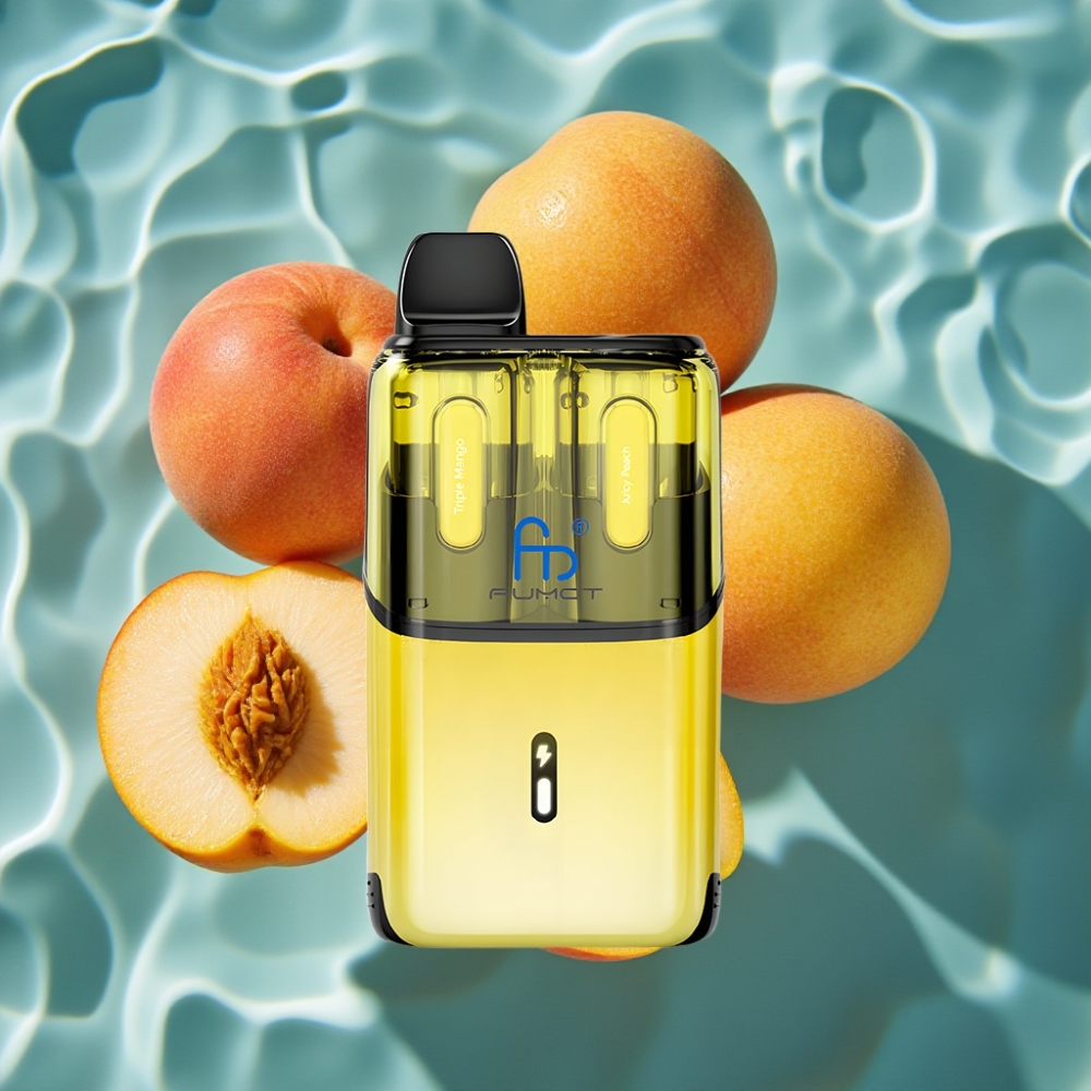 Fumot Ultra T32000 Disposable Vape 24ml 800mAh Type-C Fast Charging Triple Mango - Juicy Peach