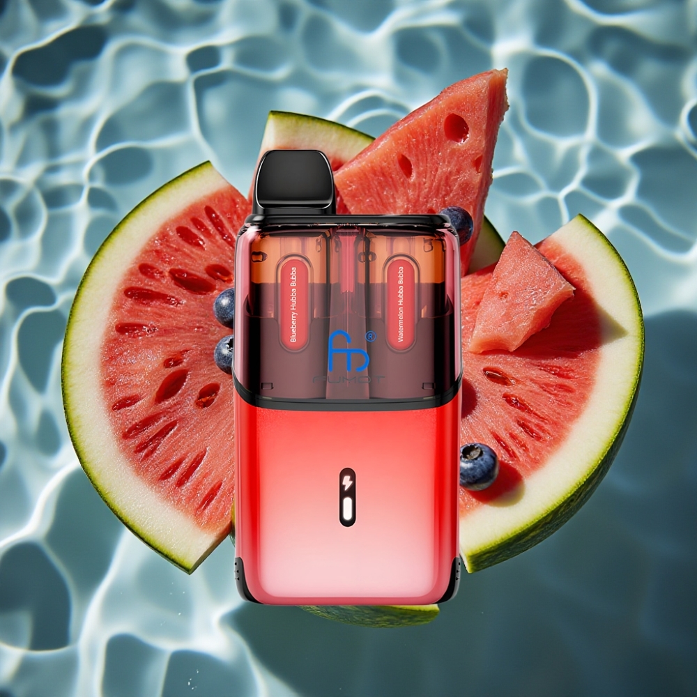 Fumot Ultra T32000 Disposable Vape 32000 Puffs 24ml Blueberry Hubba Bubba - Watermelon Hubba Bubba