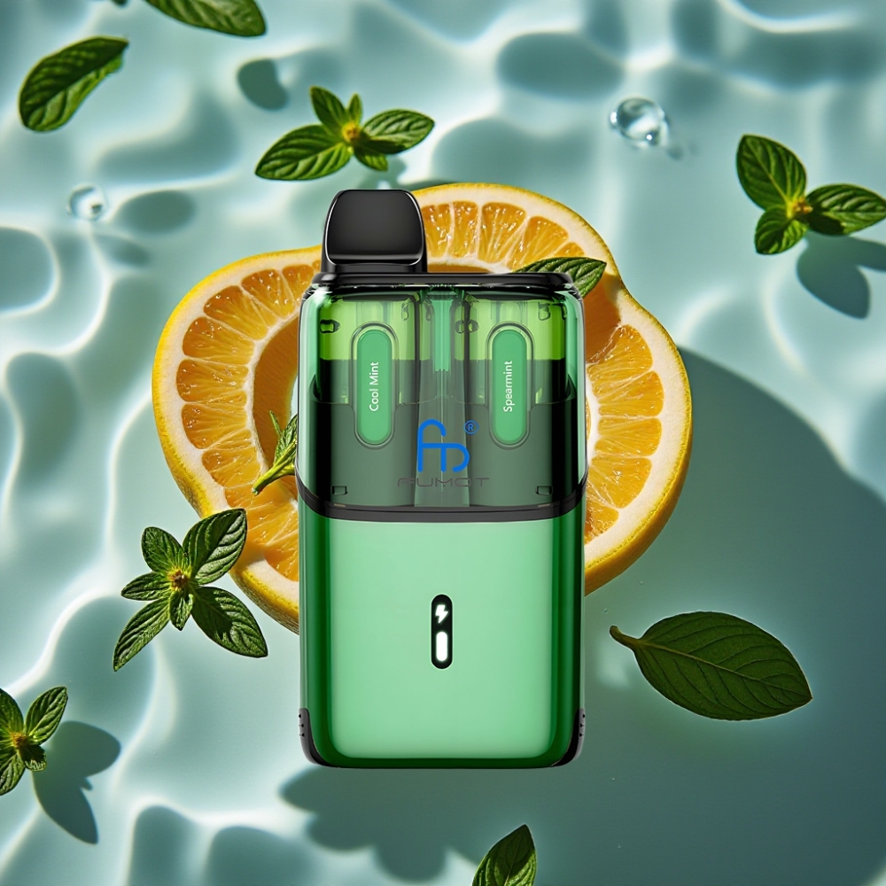 Fumot Ultra T32000 Disposable Vape 32000 Puffs 24ml Cool Mint - Spearmint 20mg Type-C Fast Charging