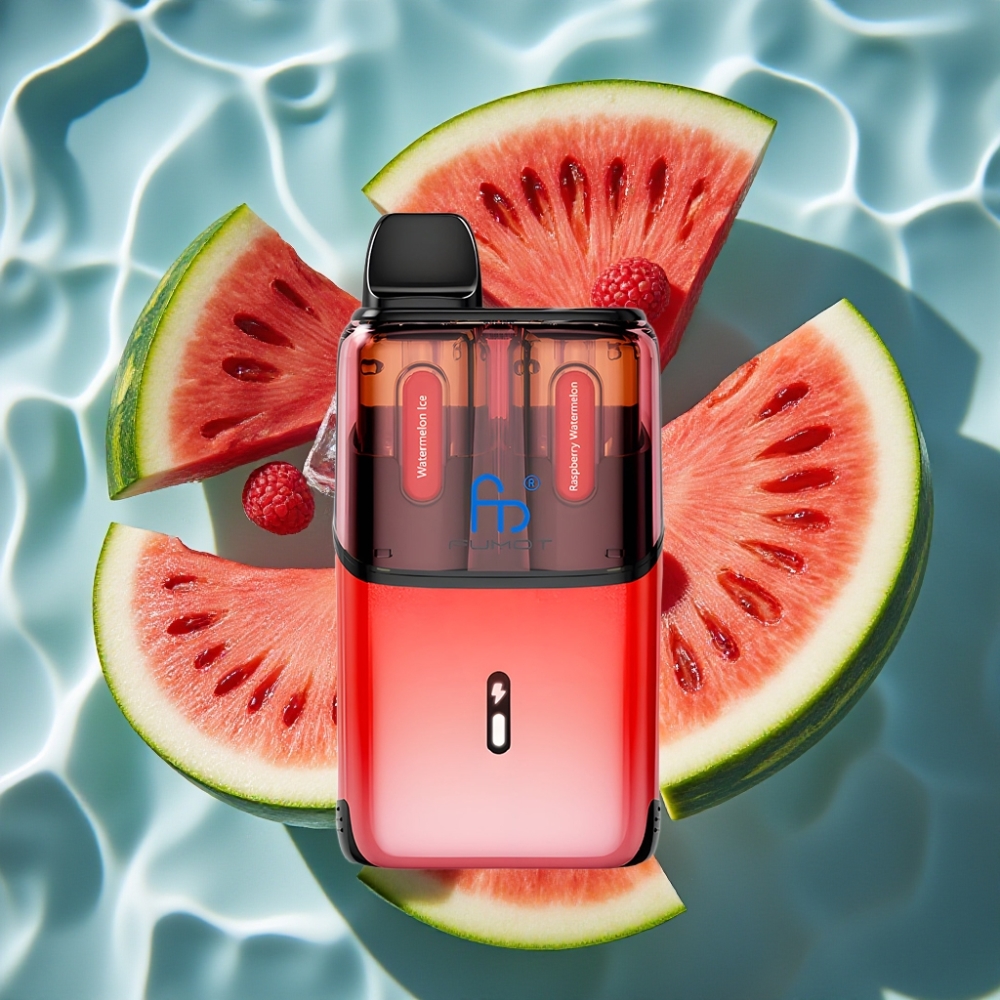 Fumot Ultra T32000 Disposable Vape 32000 Puffs 24ml Watermelon Ice - Raspberry Watermelon 800mAh Type-C