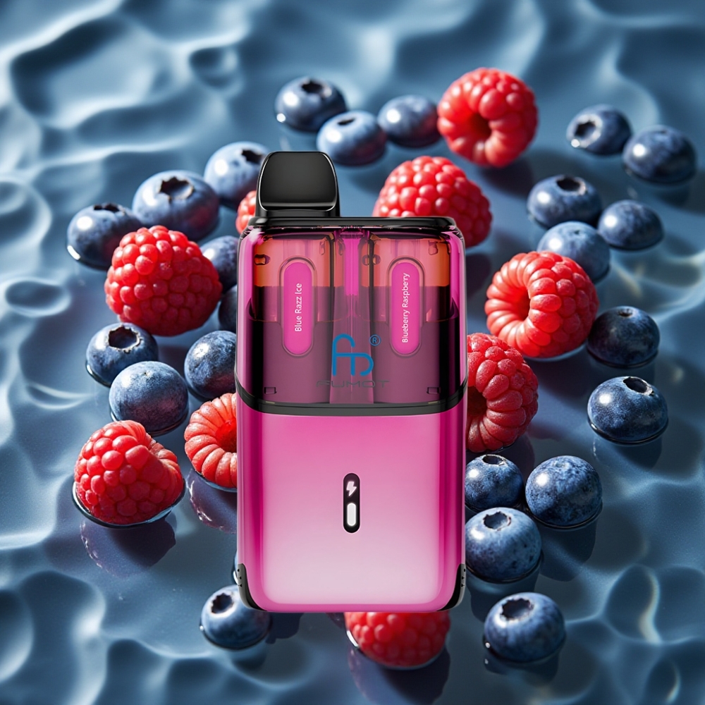 Fumot Ultra T32000 Disposable Vape 32000 Puffs Blue Razz Ice - Blueberry Raspberry 24ml 800mAh Type-C Mesh Coil