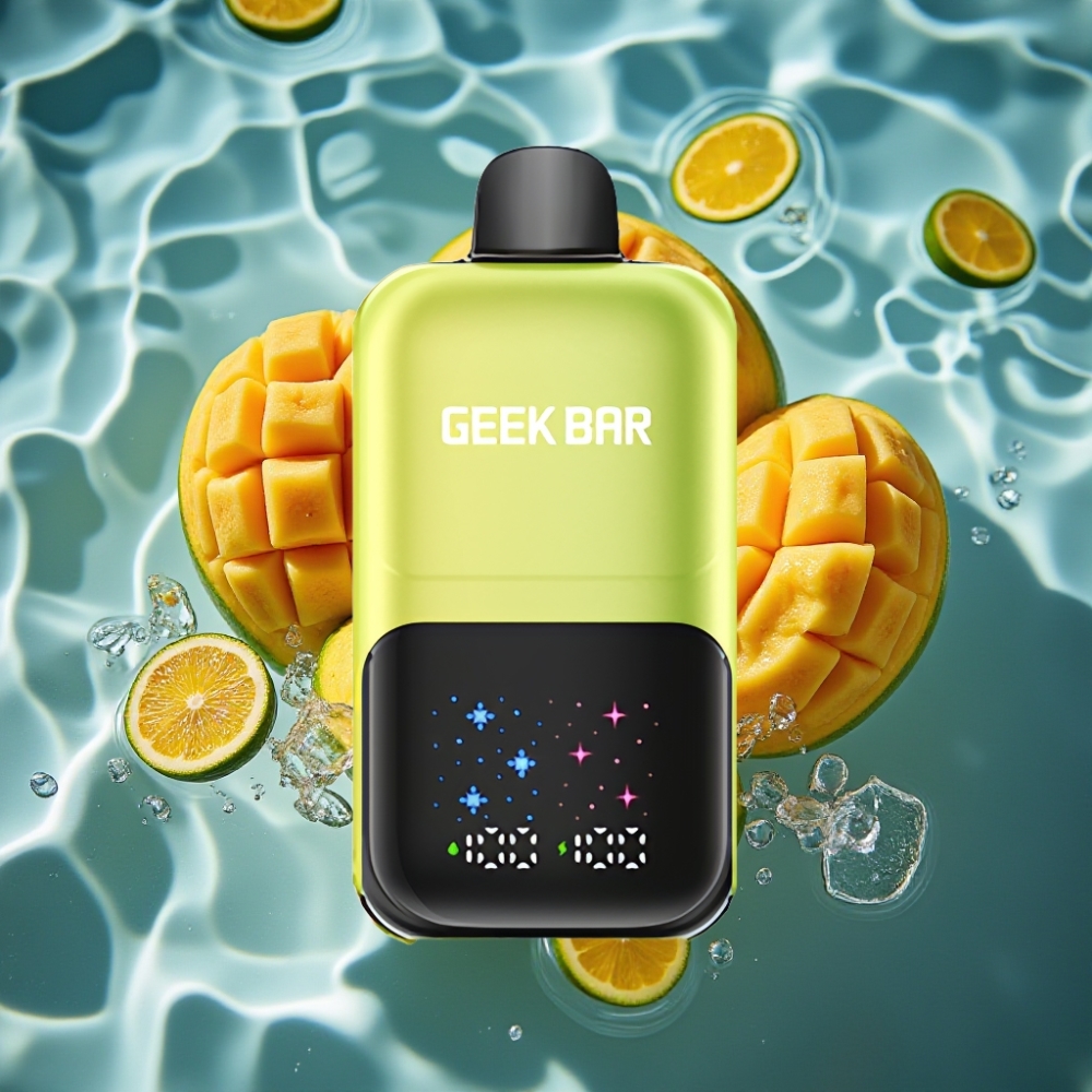 GEEK BAR 2GO 20mL 50000 Puffs Disposable Vape Pen with Adjustable Flavor & Rechargeable Battery - Mexico Mango Ice