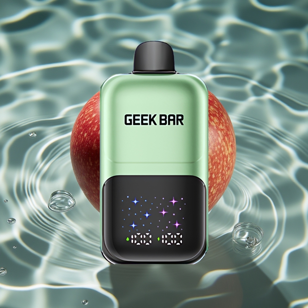 GEEK BAR 2GO Dual Tank 20mL 50000 Puffs Rechargeable Disposable Vape Pen Double Apple A&B