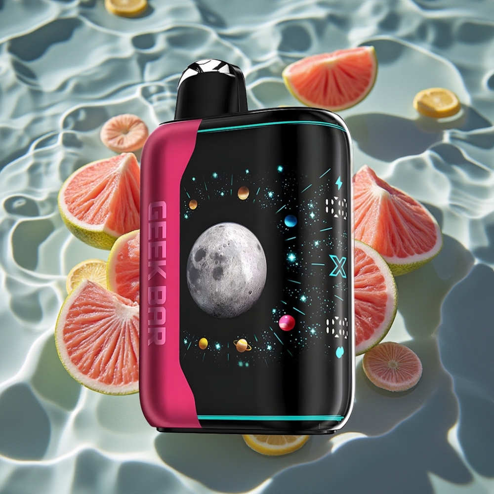 GEEK BAR Platinum Edition 25000 Puffs Disposable Vape - Sour Pink Dust, 20mL E-Liquid, Dual Mesh Coil, USB-C Charging