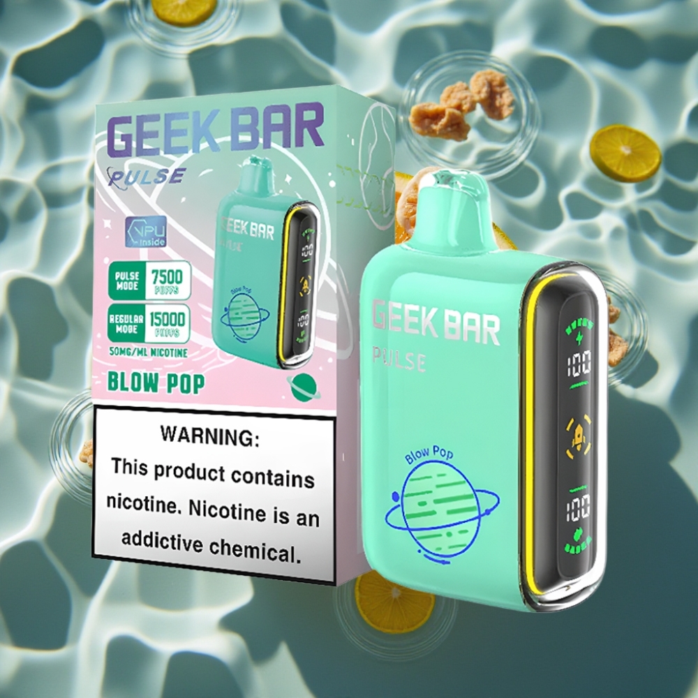 Geek Bar Pulse 15000 Puffs 16ML 5% Nicotine USB Type-C Disposable Vape Planet Edition
