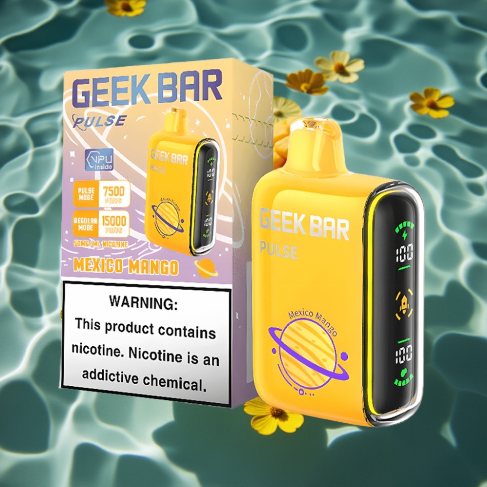 Geek Bar Pulse 15000 Puffs 16ML 5% Nicotine USB Type-C Disposable Vape Planet Edition