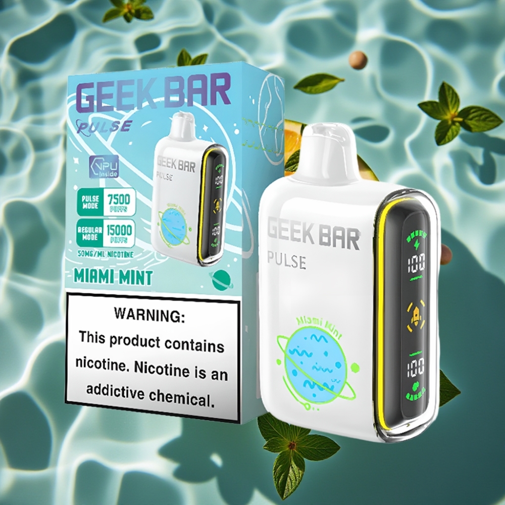 Geek Bar Pulse 15000 Puffs 16ML 5% Nicotine USB Type-C Disposable Vape Planet Edition