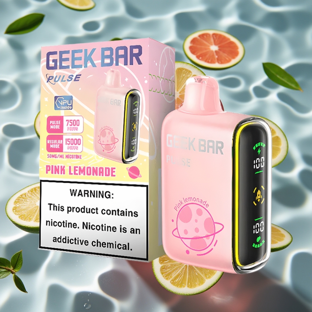 Geek Bar Pulse 15000 Puffs 16ML 5% Nicotine USB Type-C Disposable Vape Planet Edition
