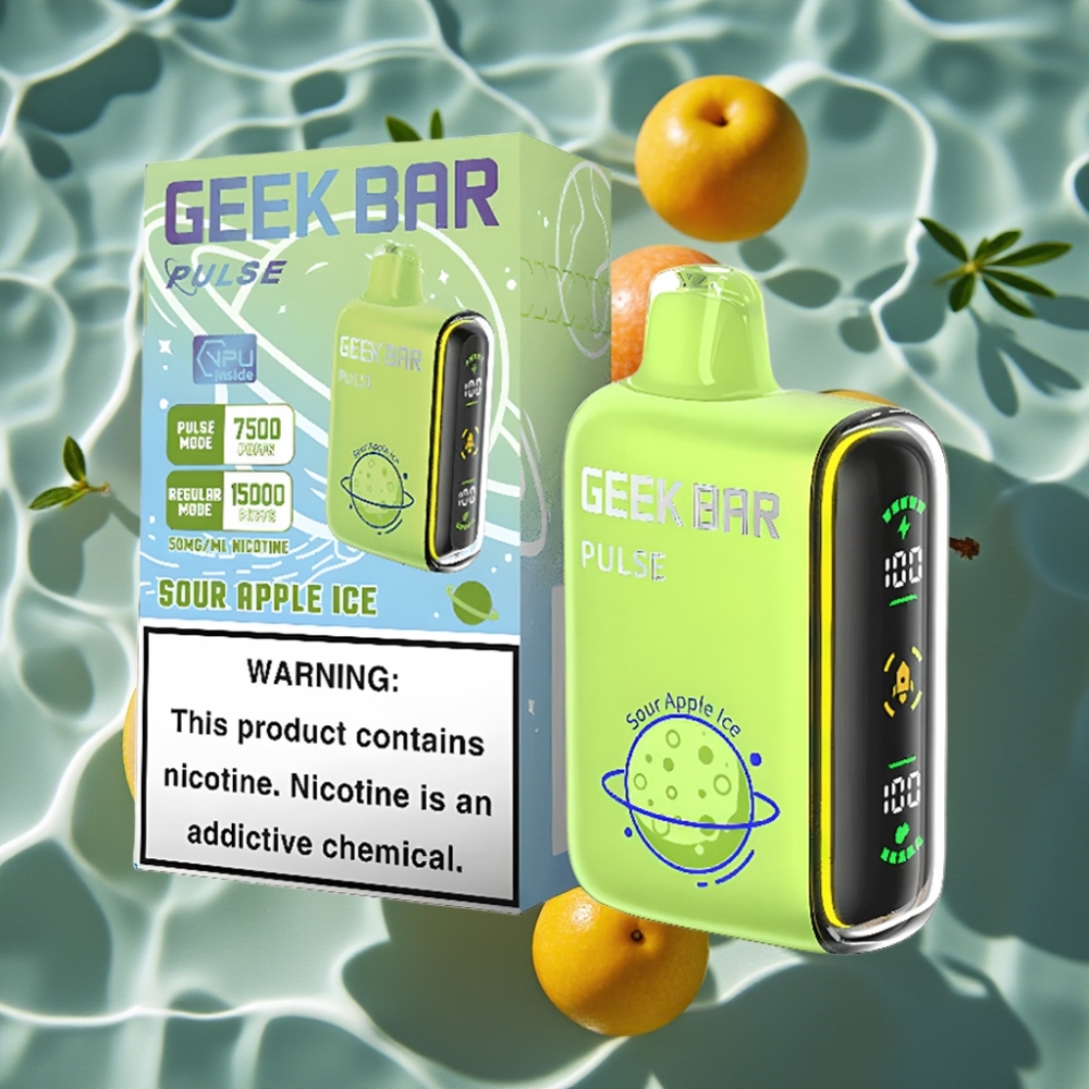 Geek Bar Pulse 15000 Puffs 16ML 5% Nicotine USB Type-C Disposable Vape Planet Edition