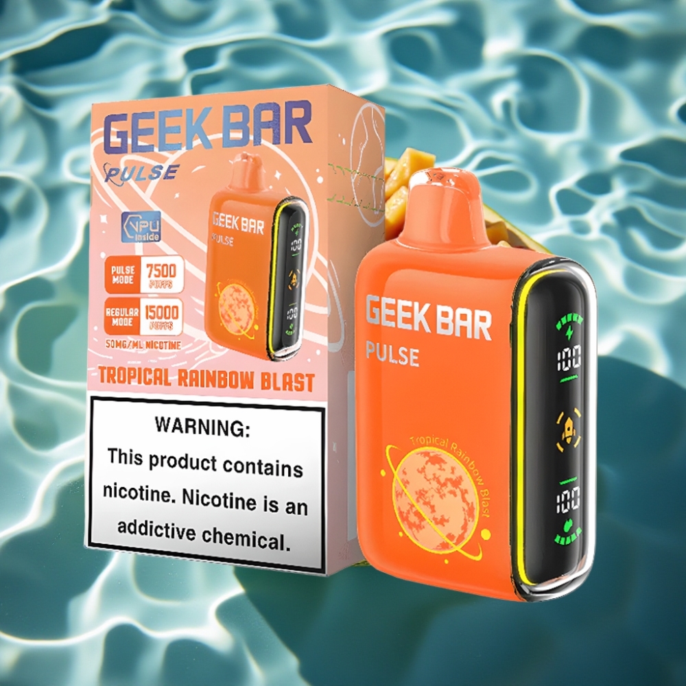 Geek Bar Pulse 15000 Puffs 16ML 5% Nicotine USB Type-C Disposable Vape Planet Edition