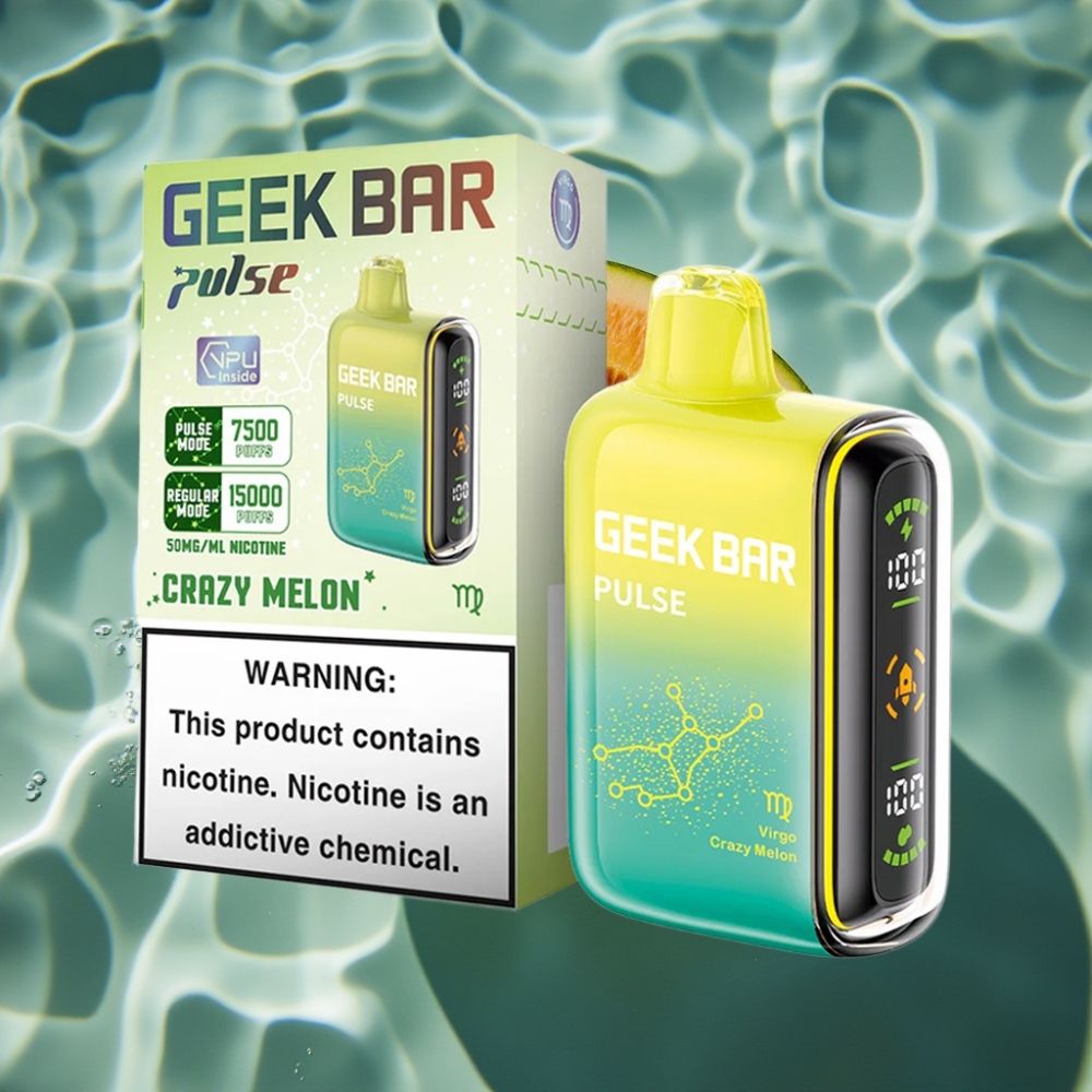 Geek Bar Pulse 15000 Puffs Disposable Vape Zodiac Edition 16ML 5% Nicotine USB-C