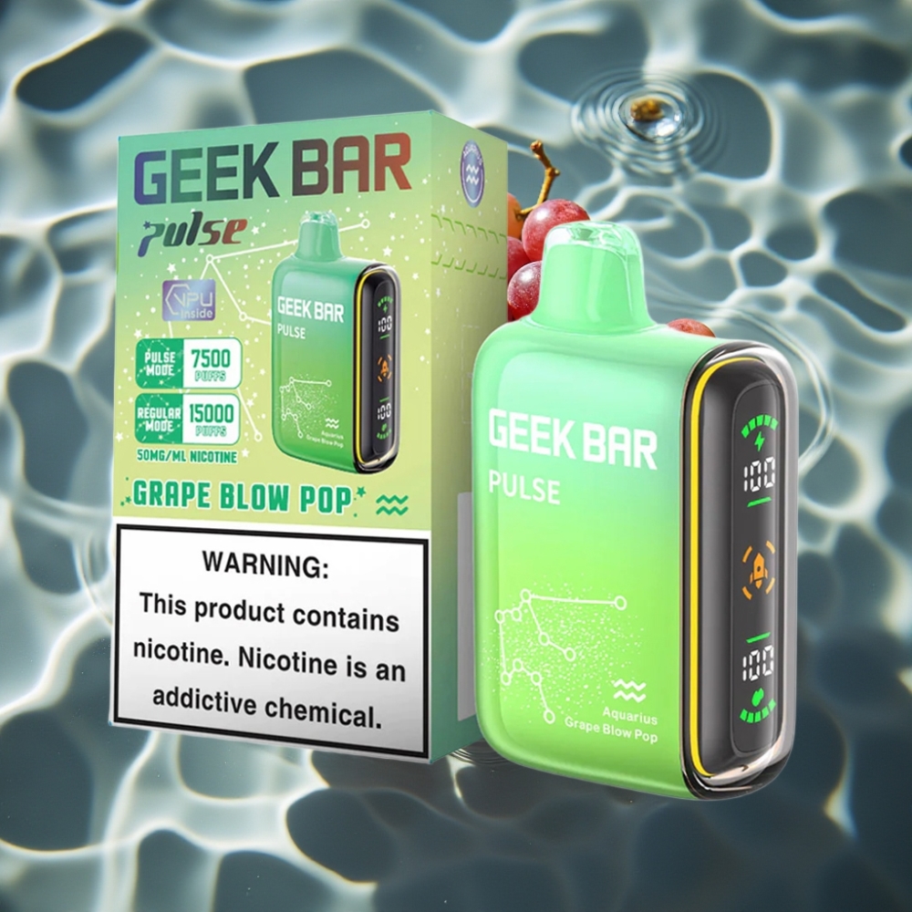 Geek Bar Pulse 15000 Puffs Disposable Vape Zodiac Edition 16ML 5% Nicotine USB-C
