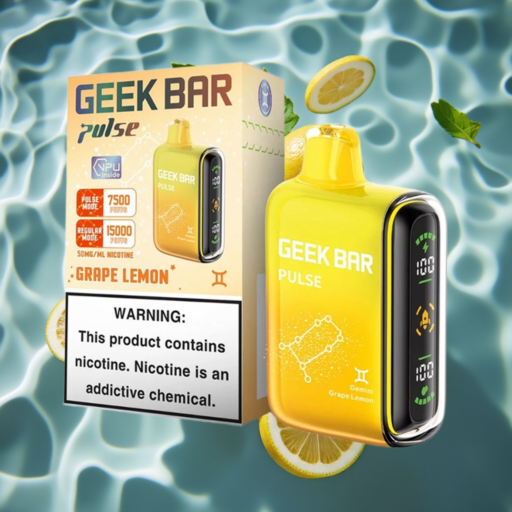 Geek Bar Pulse 15000 Puffs Disposable Vape Zodiac Edition 16ML 5% Nicotine USB-C