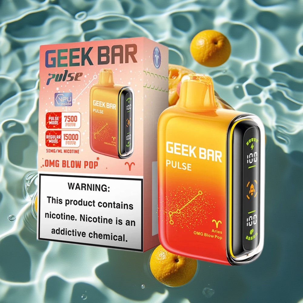 Geek Bar Pulse 15000 Puffs Disposable Vape Zodiac Edition 16ML 5% Nicotine USB-C