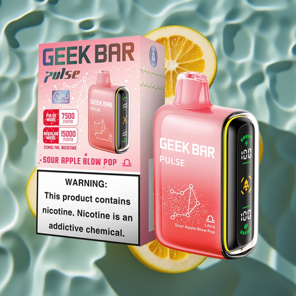 Geek Bar Pulse 15000 Puffs Disposable Vape Zodiac Edition 16ML 5% Nicotine USB-C