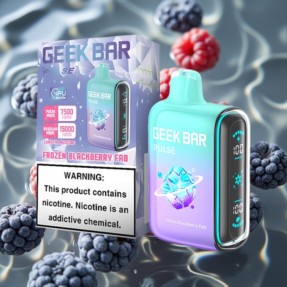 Geek Bar Pulse 15000 Puffs Frozen Edition 16ML 5% Nicotine USB-C Rechargeable