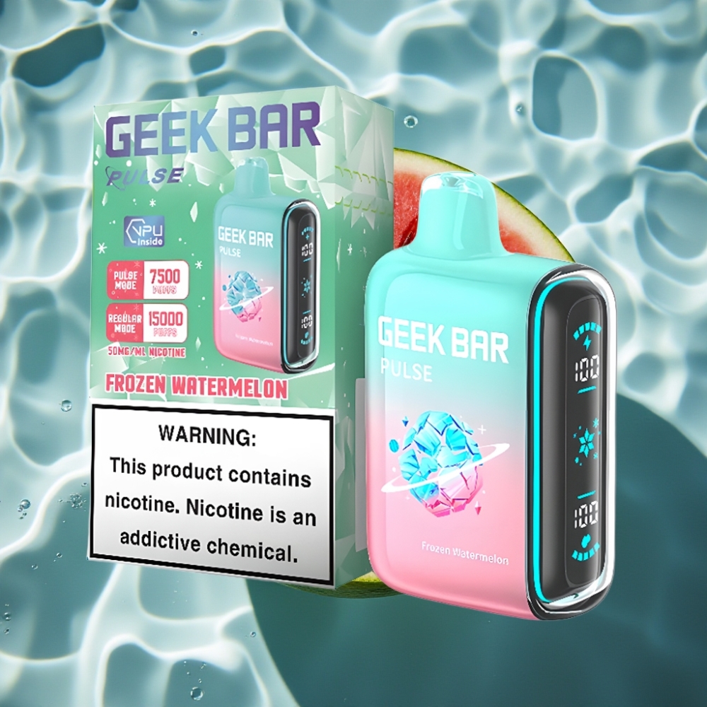 Geek Bar Pulse 15000 Puffs Frozen Edition 16ML 5% Nicotine USB-C Rechargeable