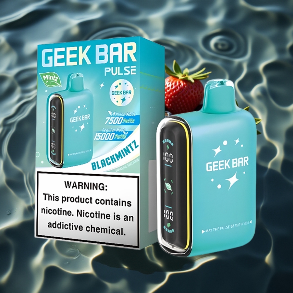 Geek Bar Pulse 15000 Puffs Mintz Edition 16ML 5% Nicotine USB-C Disposable Vape