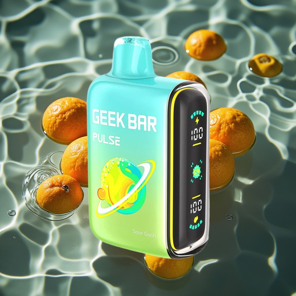 Geek Bar Pulse 15000 Puffs Sour Edition - 16ML E-Liquid, 5% Nicotine, USB Type-C