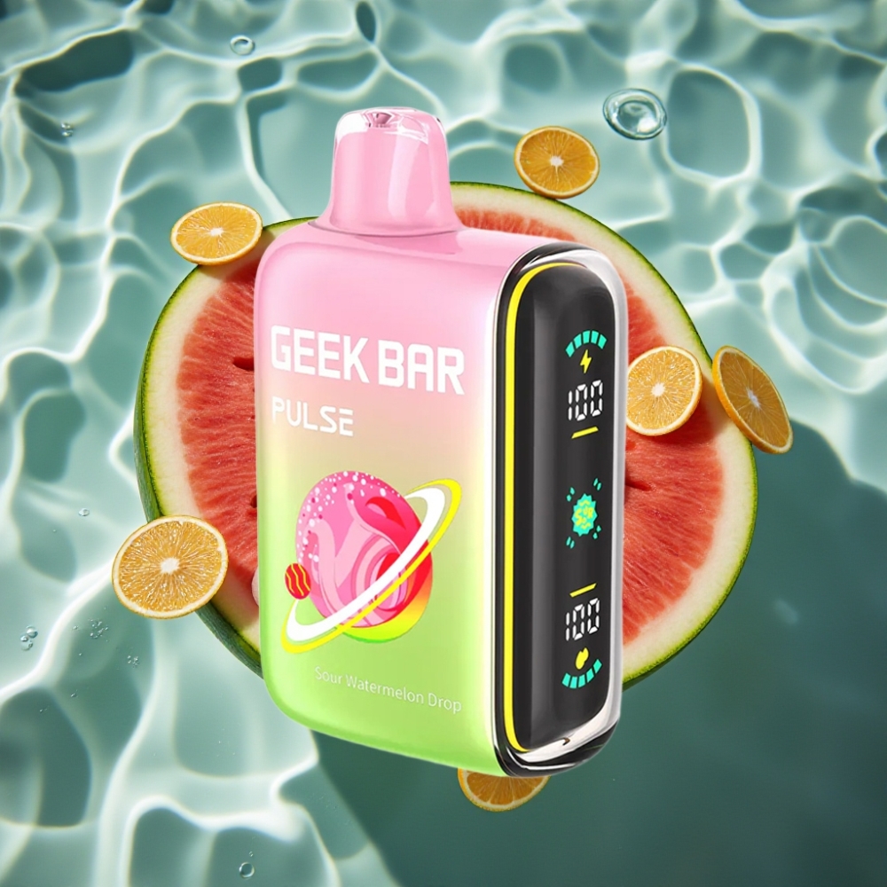 Geek Bar Pulse 15000 Puffs Sour Edition - 16ML E-Liquid, 5% Nicotine, USB Type-C