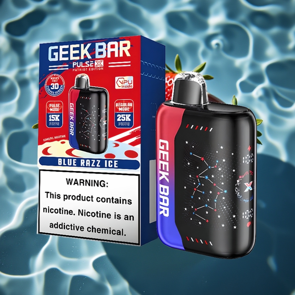 GEEK BAR Pulse X 25000 Puffs Disposable Vape - 18mL Pre-Filled, Dual Mesh Coil, USB Type-C Charging