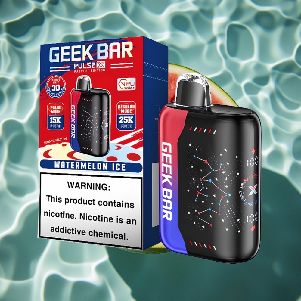 GEEK BAR Pulse X 25000 Puffs Disposable Vape - 18mL Pre-Filled, Dual Mesh Coil, USB Type-C Charging