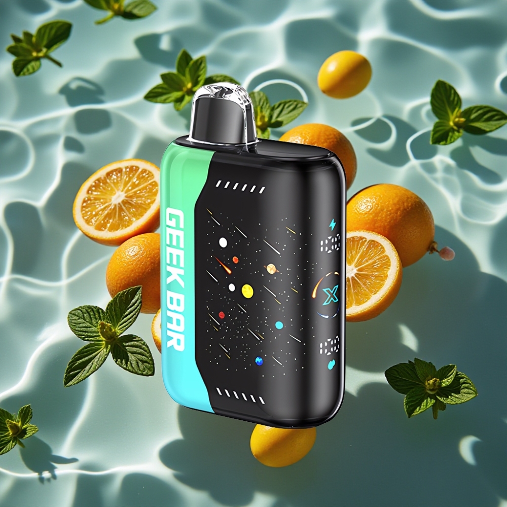 GEEK BAR Pulse X 42K Puffs Meteor Edition ATL Mint with Dual Mesh Coil & 3D Curved Screen