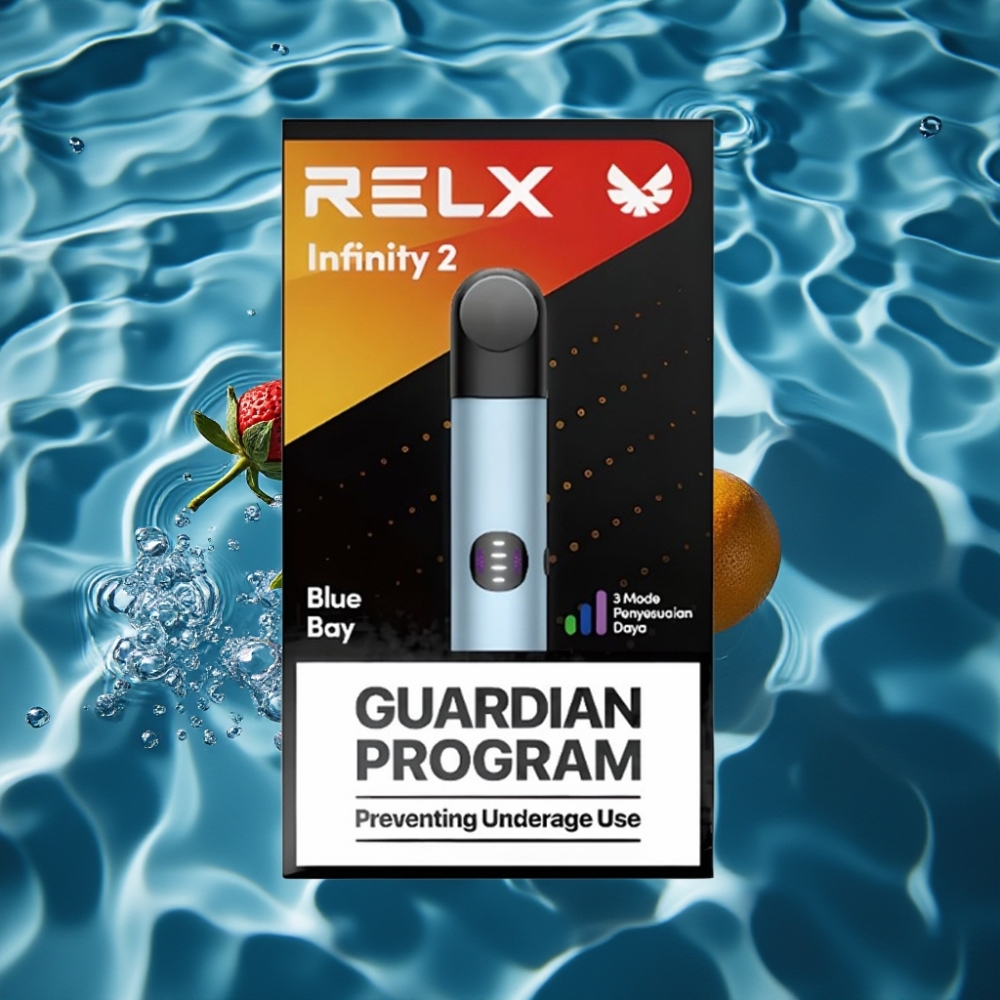 RELX Infinity 2 Vape Device Blue - 1.9ml Pod, 650 Puffs, 440mAh Battery, USB-C