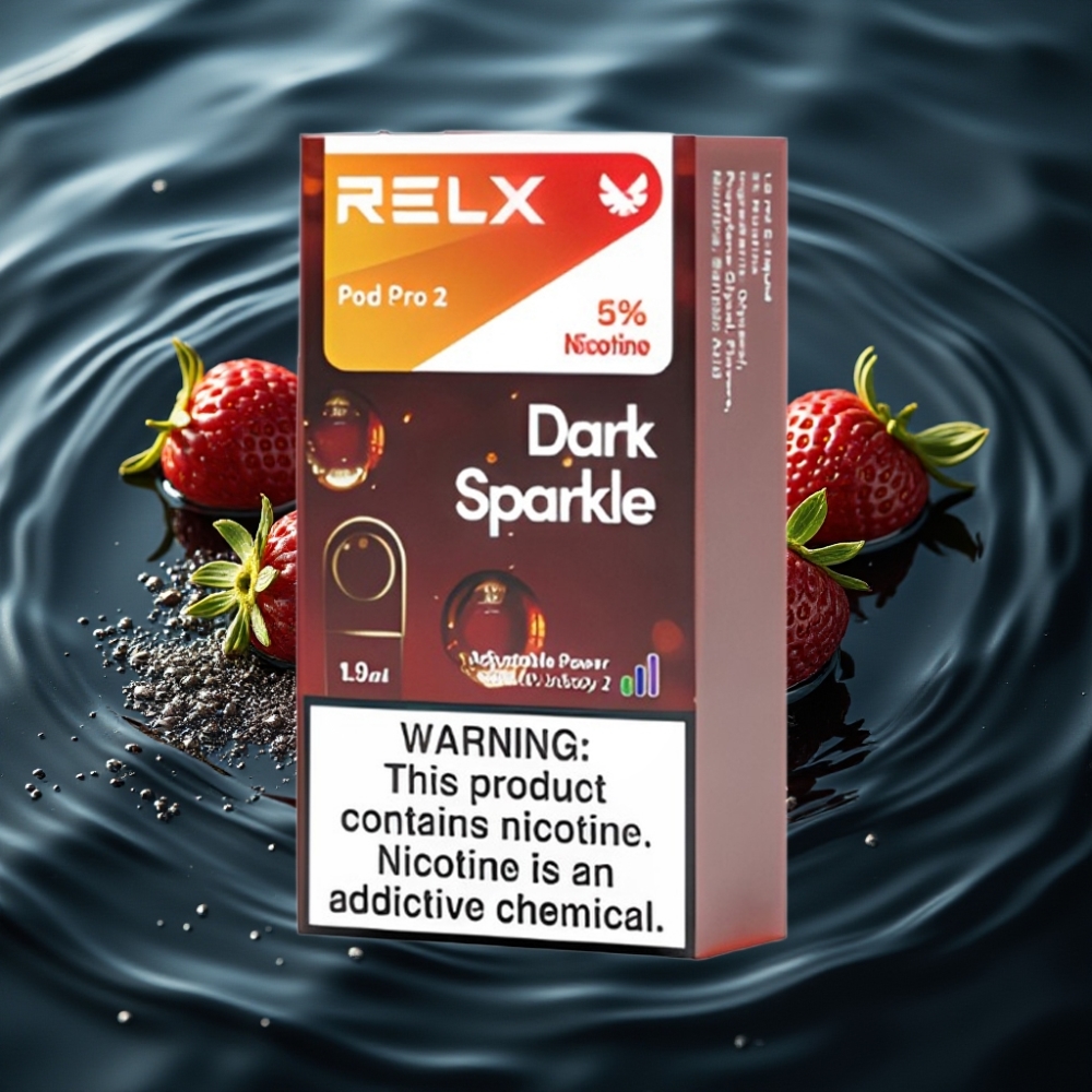 RELX Pod Pro 2 Dark Sparkle 5% Nicotine 600 Puffs 1.9ml Vape with 3 Voltage Modes