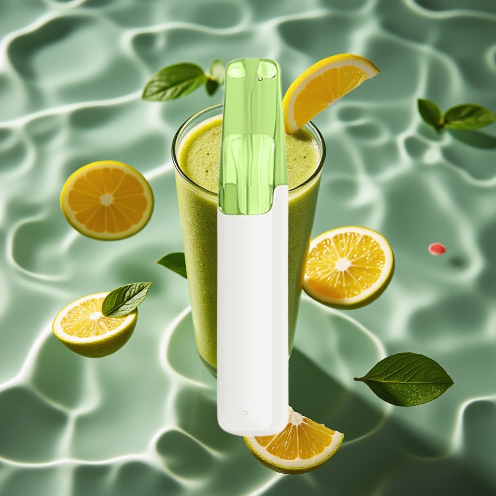 Snowplus Dash 4000 Puffs Ceramic Disposable Device Matcha Smoothie 7.5mL 3% 5% Nicotine