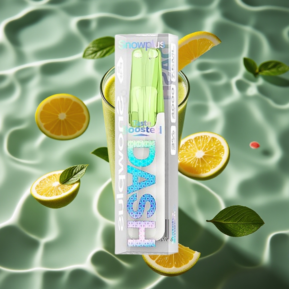 Snowplus Dash 4000 Puffs Ceramic Disposable Device Matcha Smoothie 7.5mL 3% 5% Nicotine