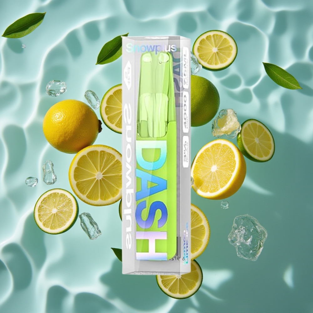 Snowplus Dash 4000 Puffs Disposable Device - 7.5ml Lemon Lime Ice, Ceramic Coil, 530mAh