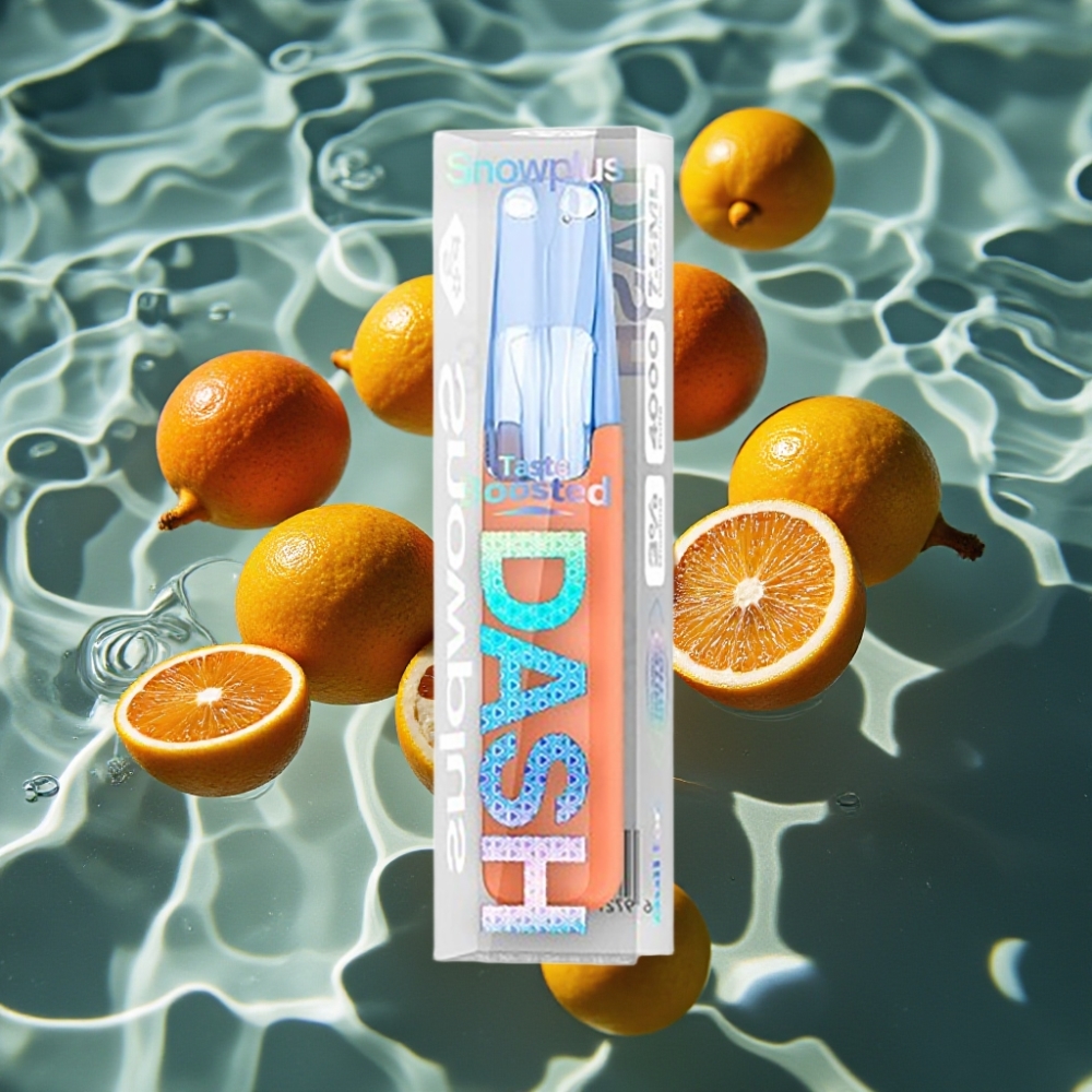 Snowplus Dash 4000 Puffs Disposable Device Bull Ice - 7.5ml E-liquid, 530mAh Battery, Ceramic Atomizer