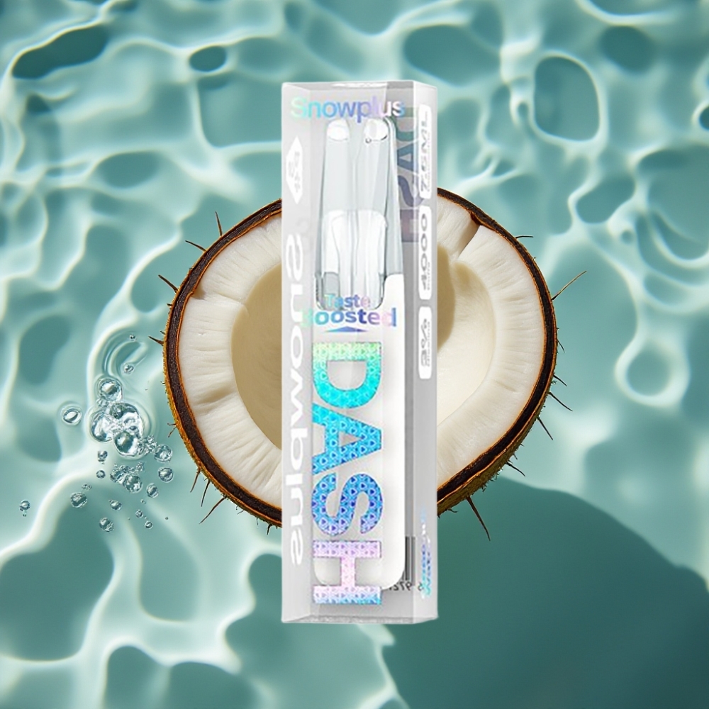 Snowplus Dash 4000 Puffs Disposable Device - Coconut Water Flavor, 7.5mL E-liquid, 530mAh Battery