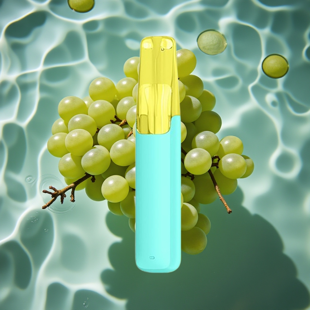 Snowplus Dash 4000 Puffs Disposable Device - Green Grape, 7.5ml, 530mAh, Ceramic Atomizer
