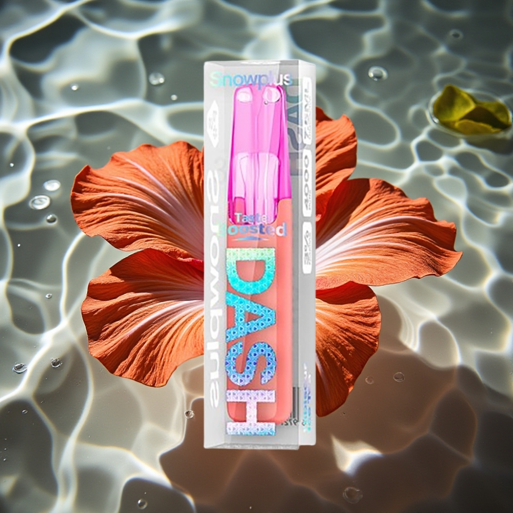 Snowplus Dash 4000 Puffs Disposable Device Hibiscus Ice Tea - 7.5ml E-liquid, 530mAh Battery, Ceramic Atomizer