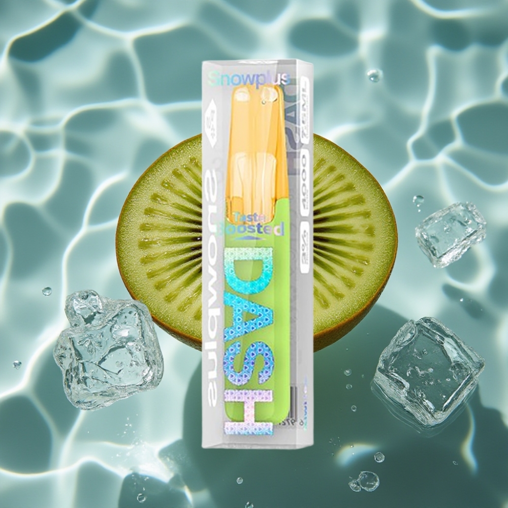 Snowplus Dash 4000 Puffs Disposable Device Kiwi Ice 7.5ml 530mAh Ceramic Coil