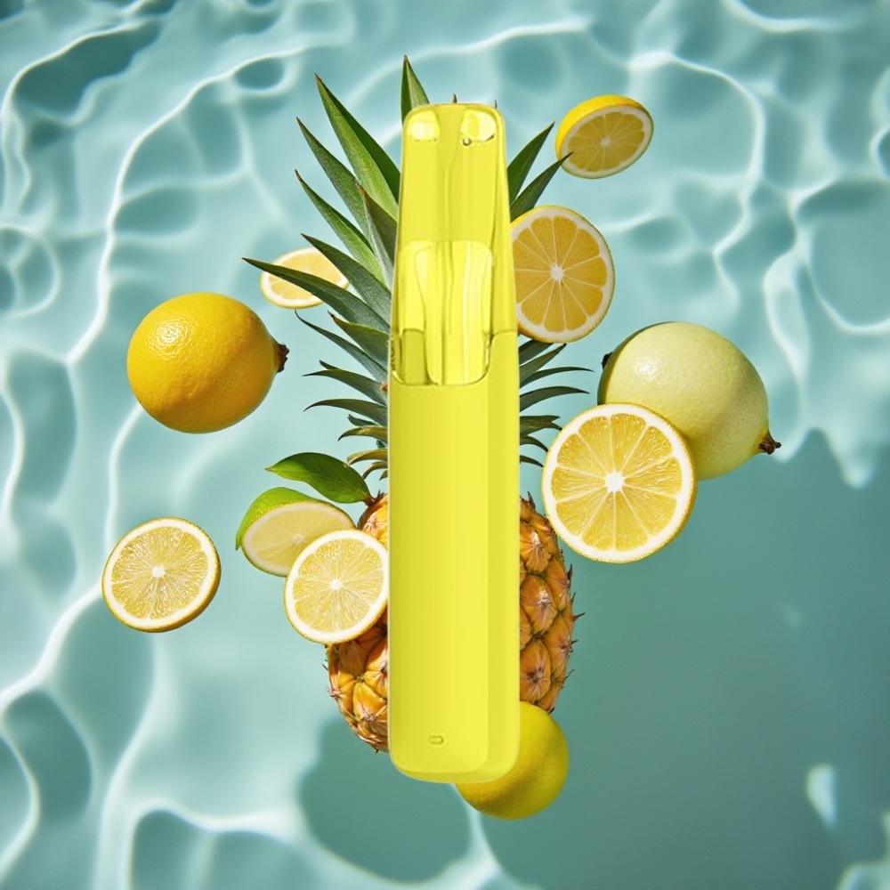 Snowplus Dash 4000 Puffs Disposable Device Lemon Pineapple – Ceramic Atomizer, 530mAh Battery, 7.5ml E-liquid