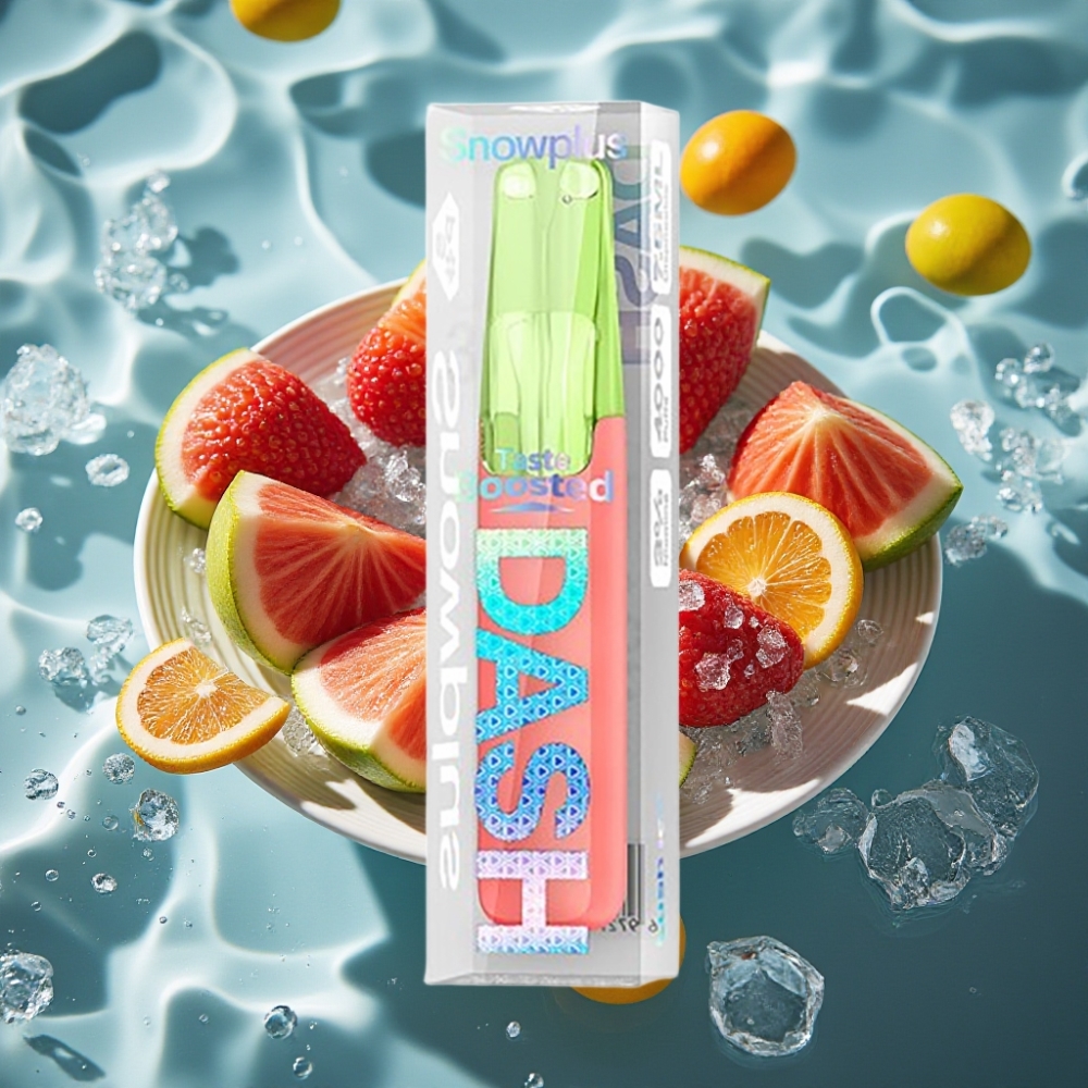 Snowplus Dash 4000 Puffs Disposable Device Lush Ice - 7.5mL E-liquid, 530mAh Battery, Ceramic Atomizer