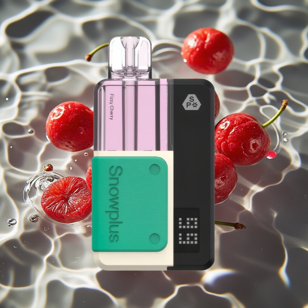 Snowplus Swift 15000 Puffs Pod Kit Fizzy Cherry - 1000mAh Battery, 2+10ml Dual Mesh Refillable