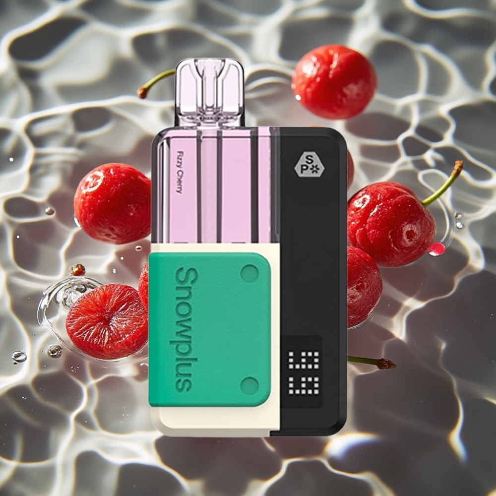 Snowplus Swift 5000 Puffs Prefilled Pod Kit Fizzy Cherry - Dual Mesh Atomizer, 1000mAh Battery, 2+10ml E-liquid, 2% Nicotine
