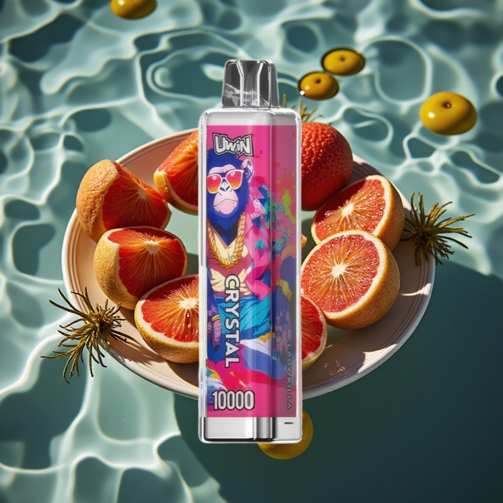 UWIN Crystal 10000 Puffs Disposable Vape Lady Killa - 18ml, 650mAh, RGB Lights