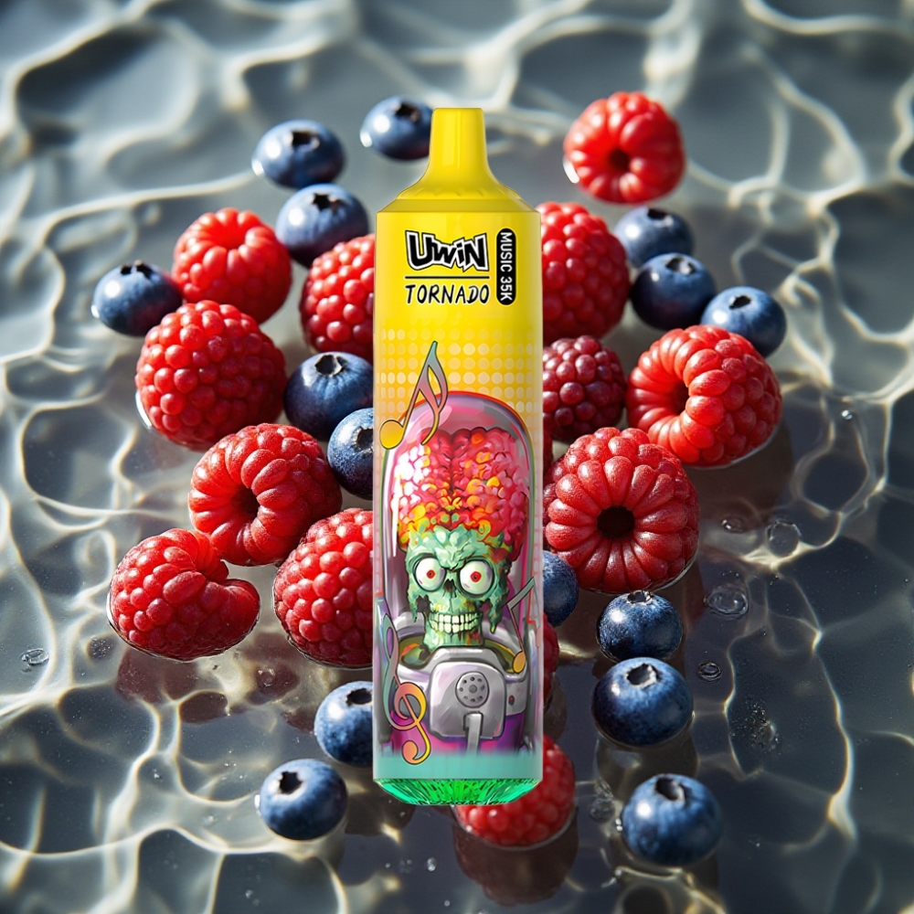 Uwin Tornado 35K Music Disposable Vape - Mixed Berries, 35K Puffs, 600mAh, Type-C