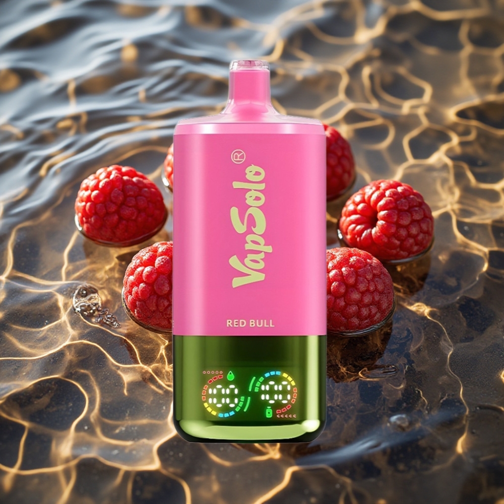 VapSolo Triple 30000 Puffs Disposable Vape - Red Bull, 40ml E-Liquid, Type-C Charging